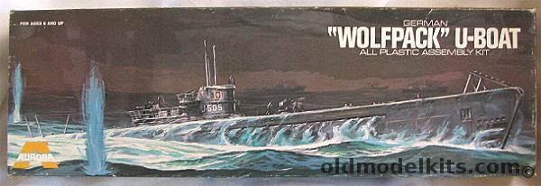 Aurora 1/209 German Wolfpack U-Boat, 716 plastic model kit